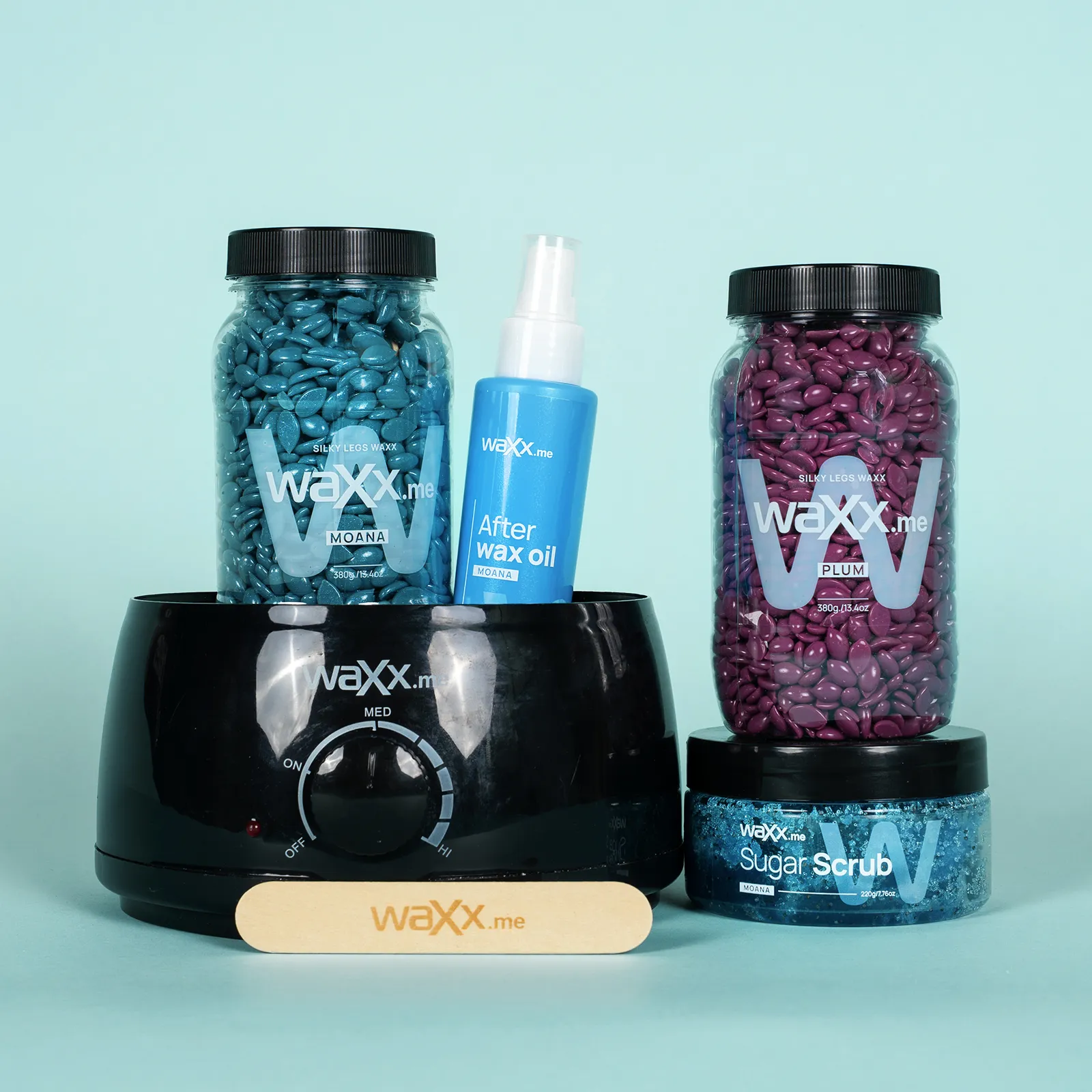 WaXx Silky Legs Box  + Darček Sugar Scrub 