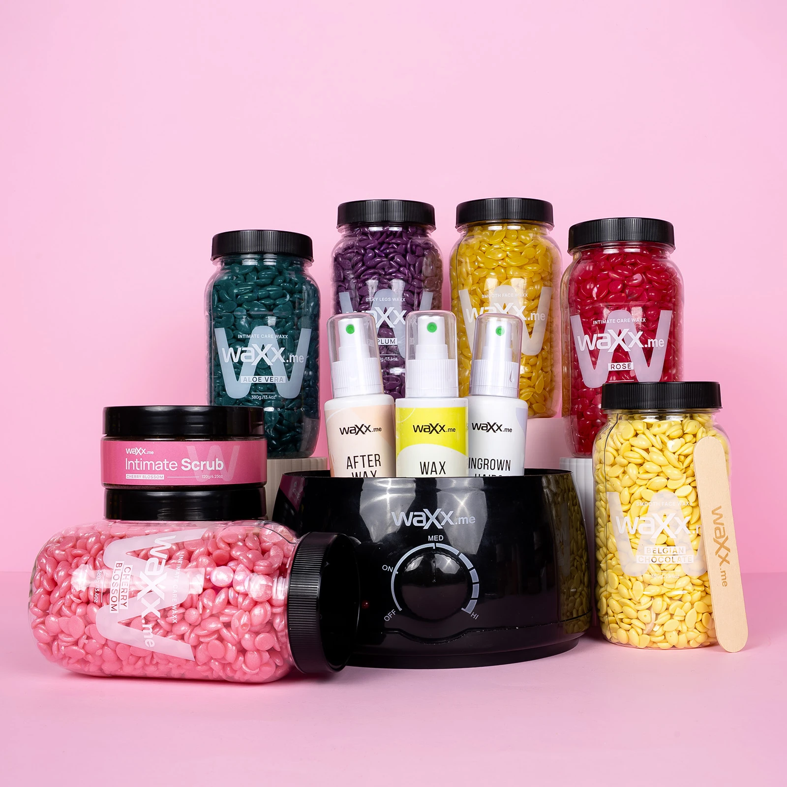 WaXx Cherry Glow Box  + Cadou 2 Ceară pentru corp 