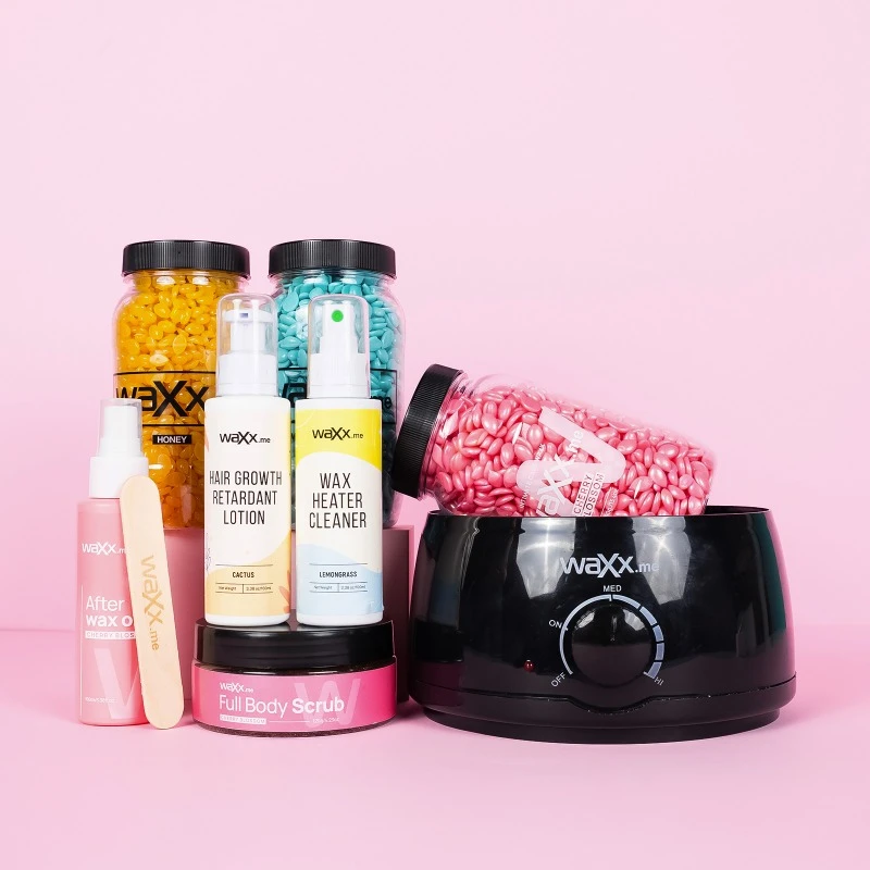 WaXx Box Pink Touch  +&nbsp;Poklon Losion za usporavanje rasta dlačica 