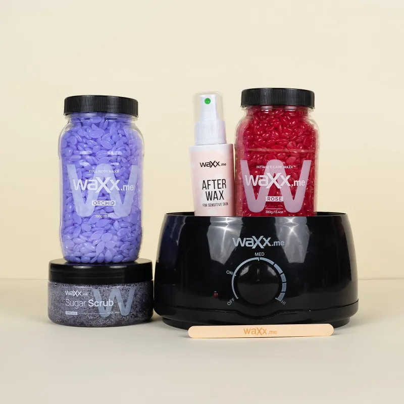 WaXx Petal Power Box  +&nbsp;Darček Cukrový telový píling 