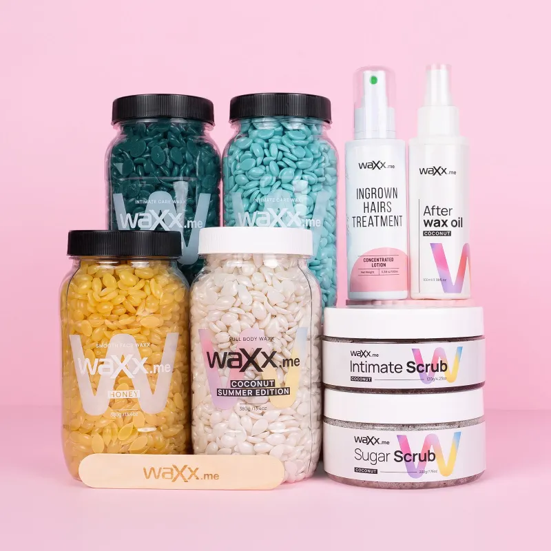 WaXx Box Coco Glow  +&nbsp;Cadou Cremă de exfoliere pe bază de zahăr 