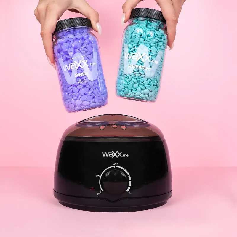 Aquecedor + 2 embalagens de cera corporal à tua escolha