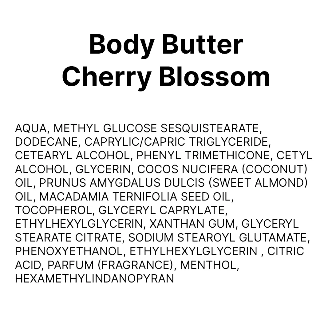 Body Butter Cherry Blossom