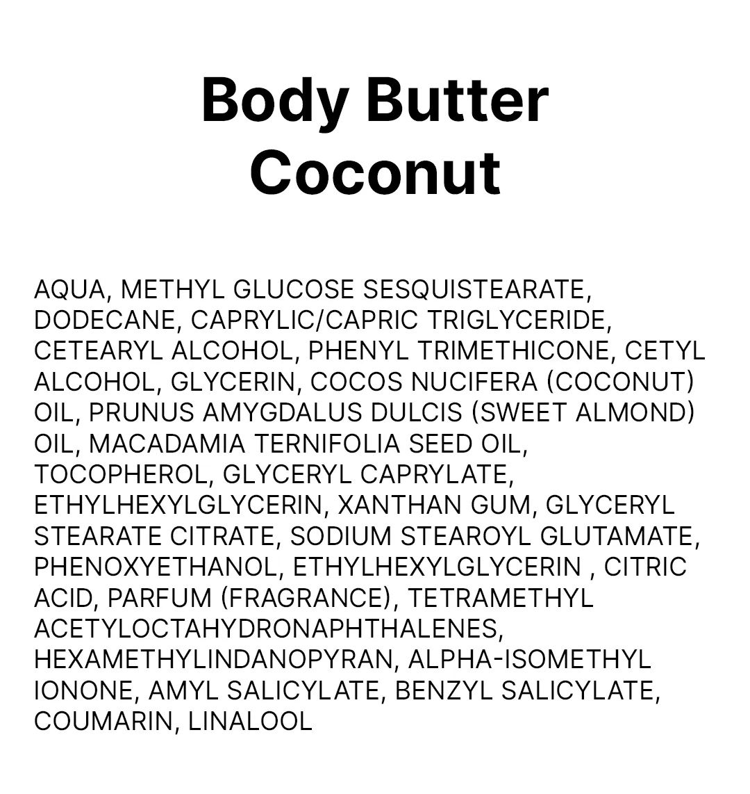 Body Butter Coconut