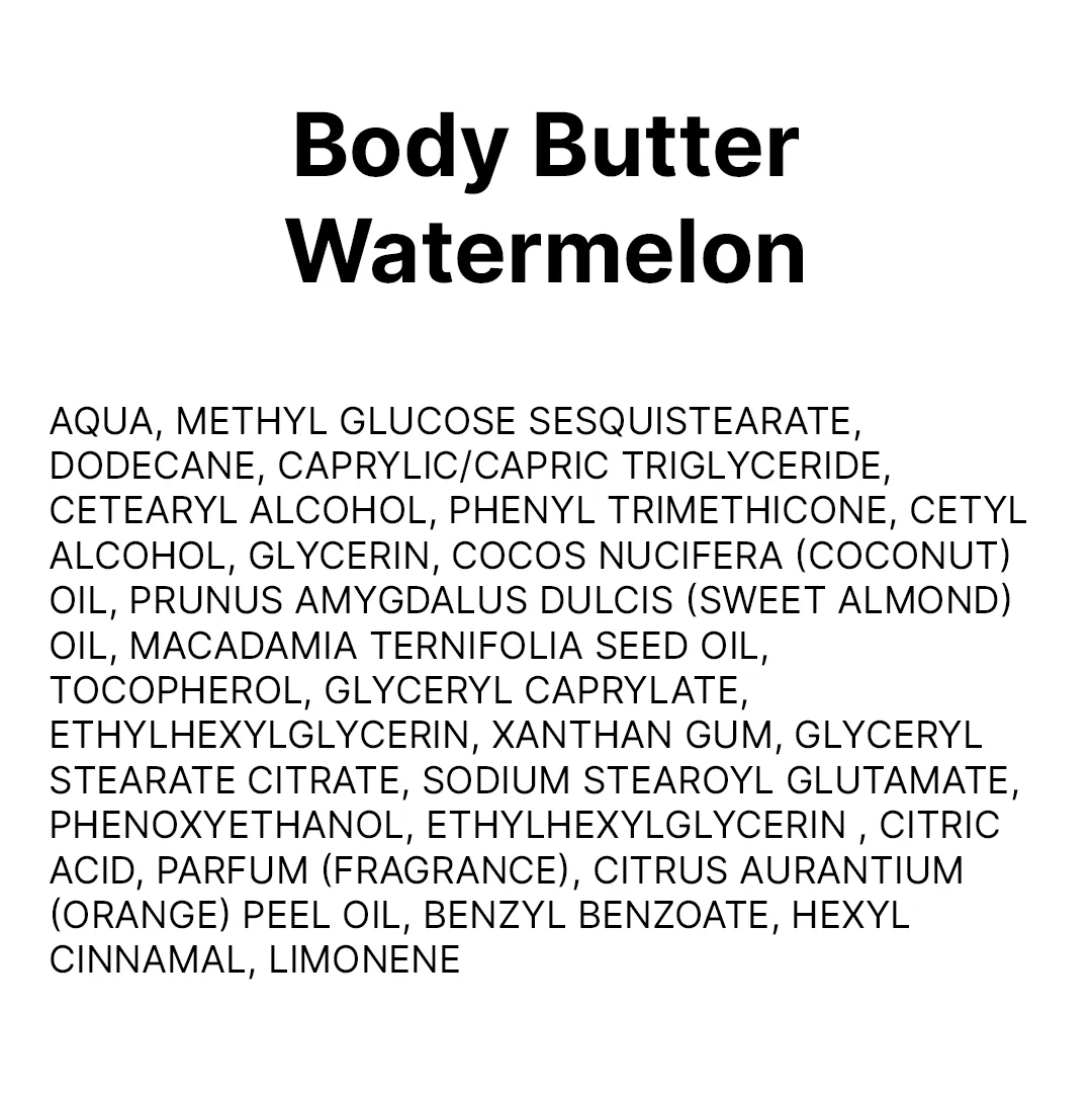 Body Butter Watermelon