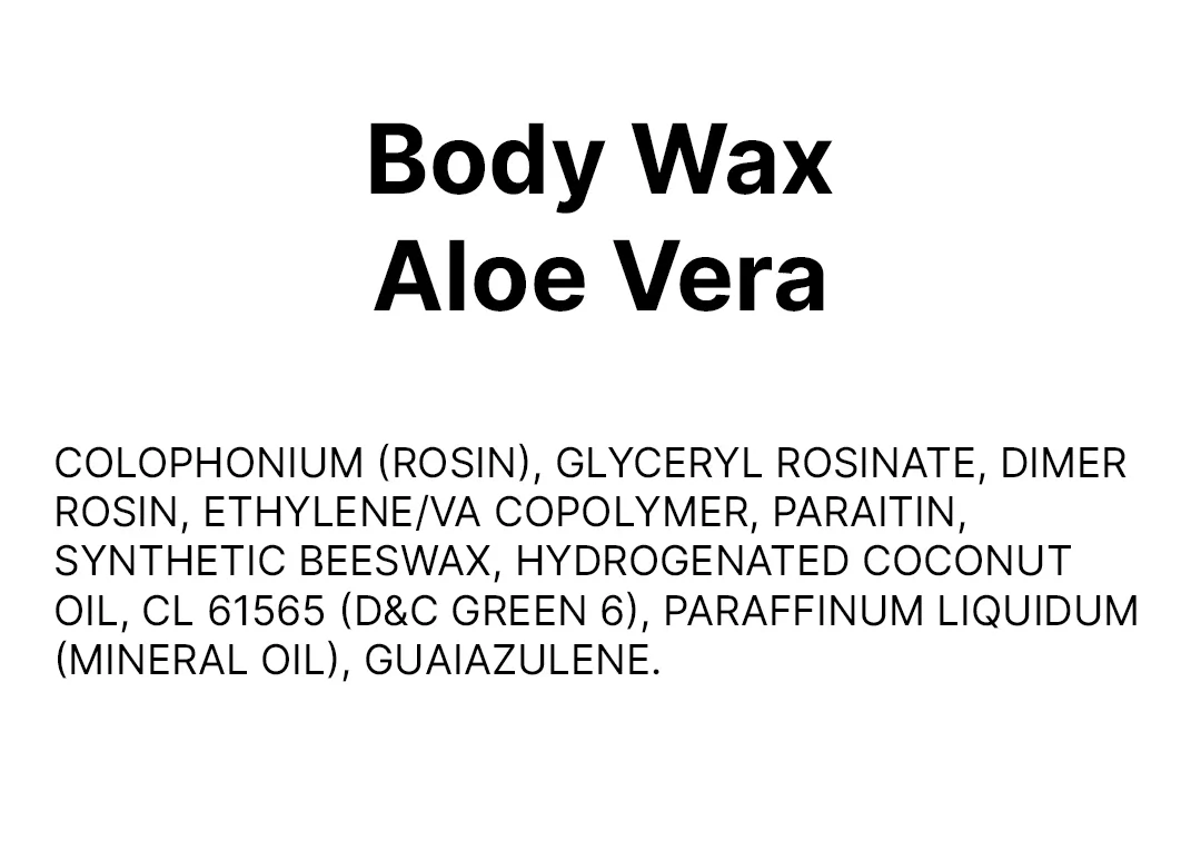 Body Wax Aloe Vera