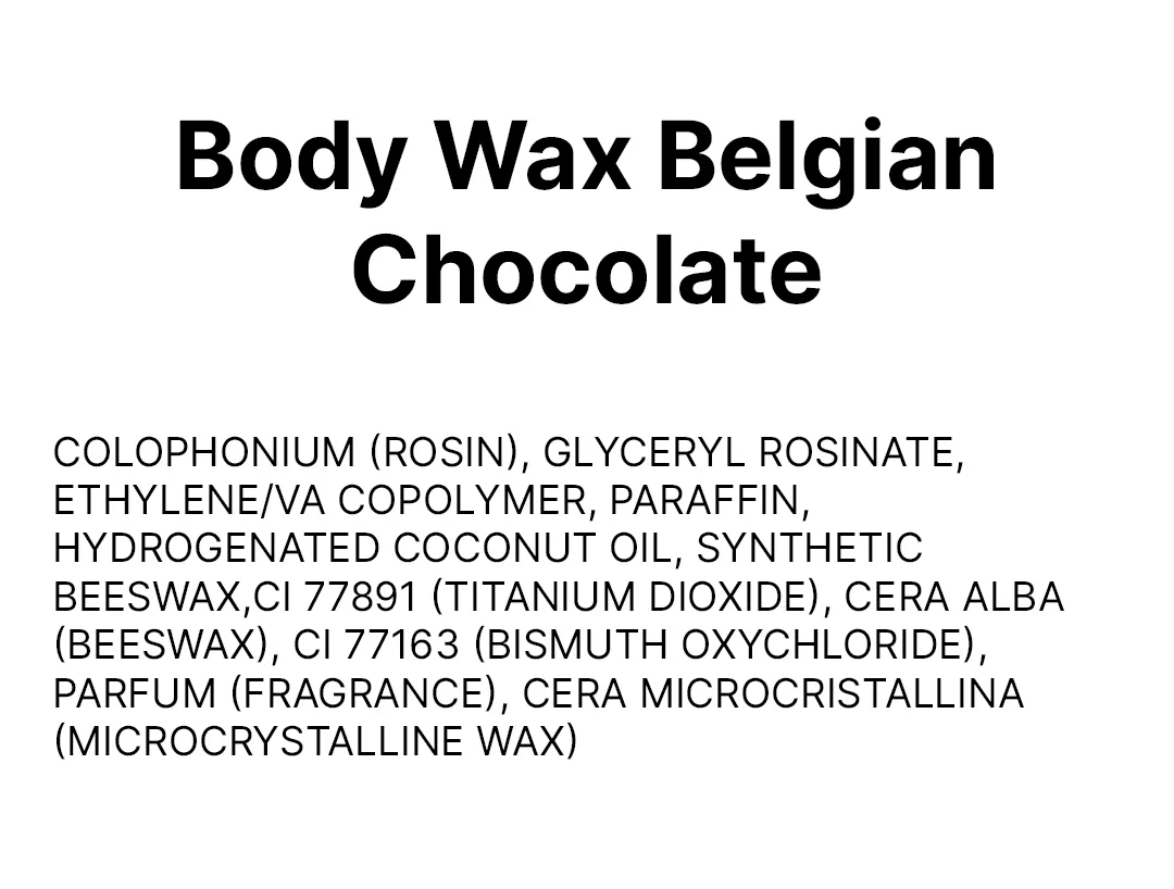 Body Wax Belgian Chocolate