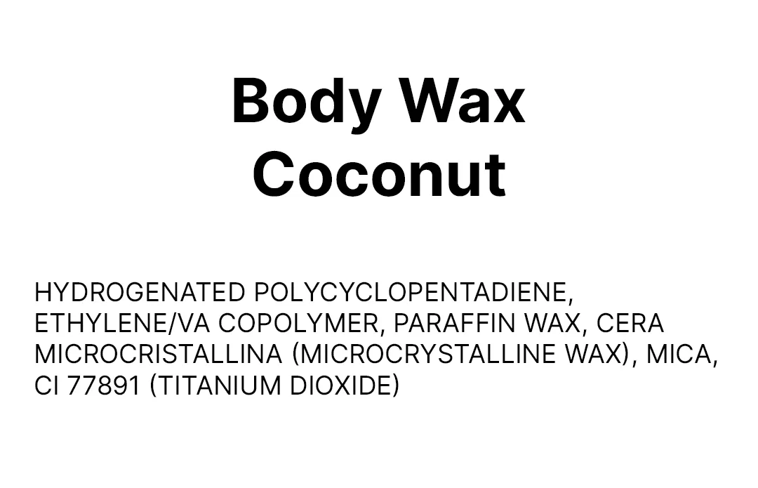 Body Wax Coconut