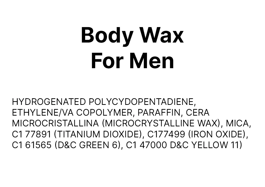 Body Wax For Men
