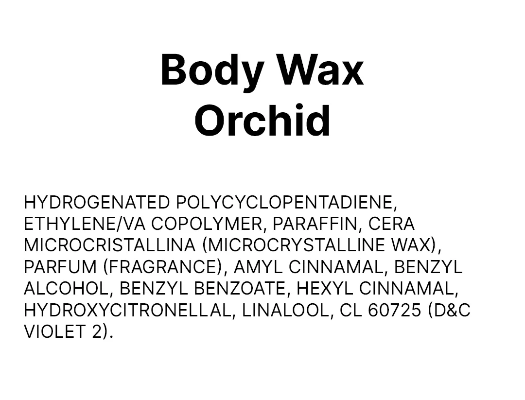 Body Wax Orchid