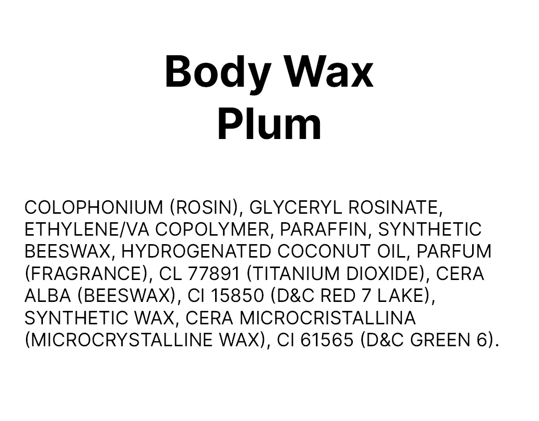 Body Wax Plum