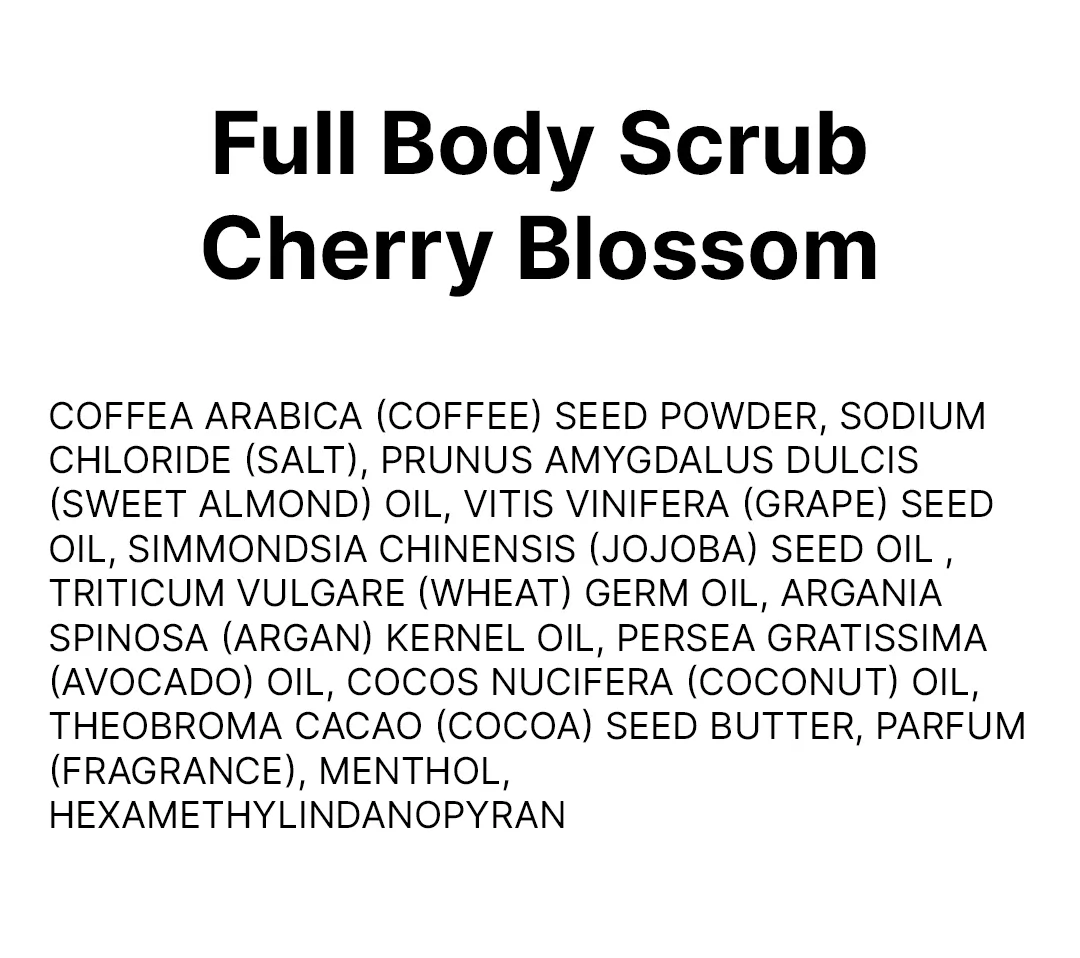 Full Body Scrub Cherry Blossom