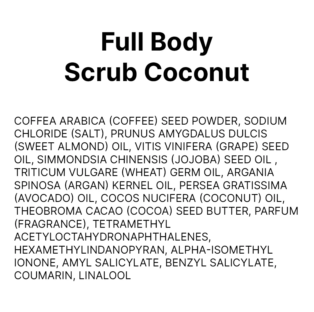 Full Body Scrub Coconut