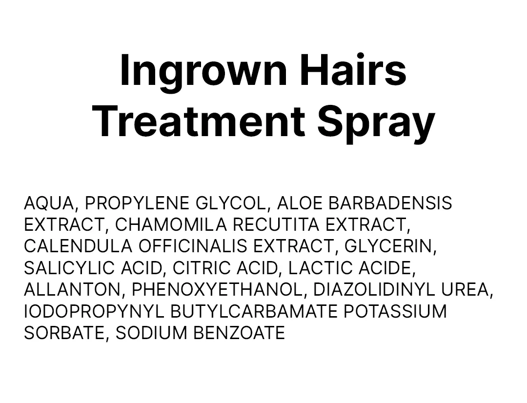 Ingrown Hairs Treatment Spray