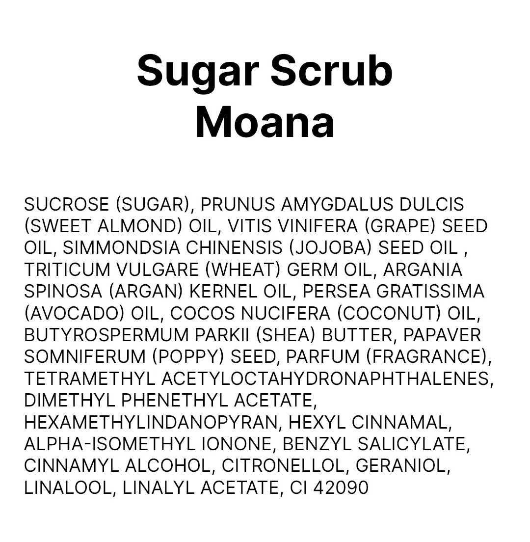 Sugar Scrub Moana