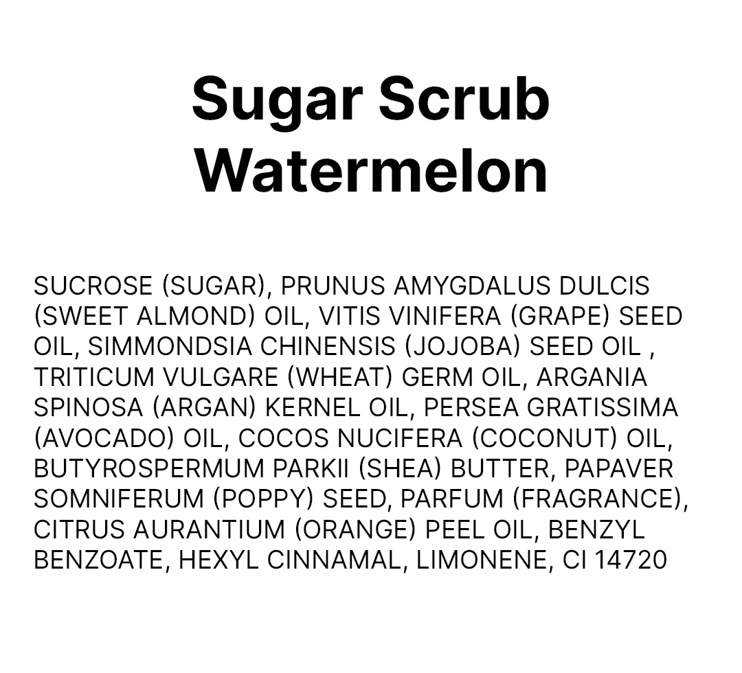 Sugar Scrub Watermelon