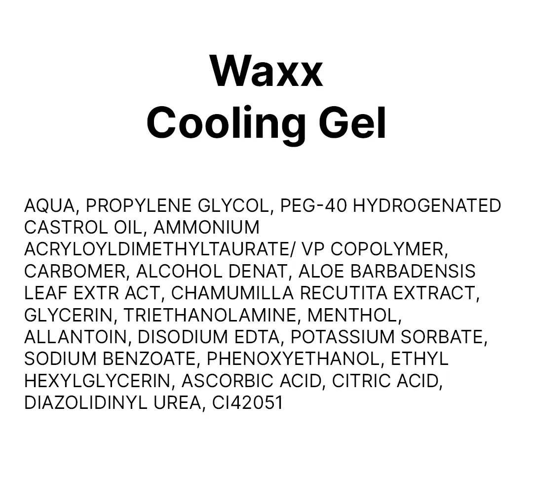 Wax Cooling Gel