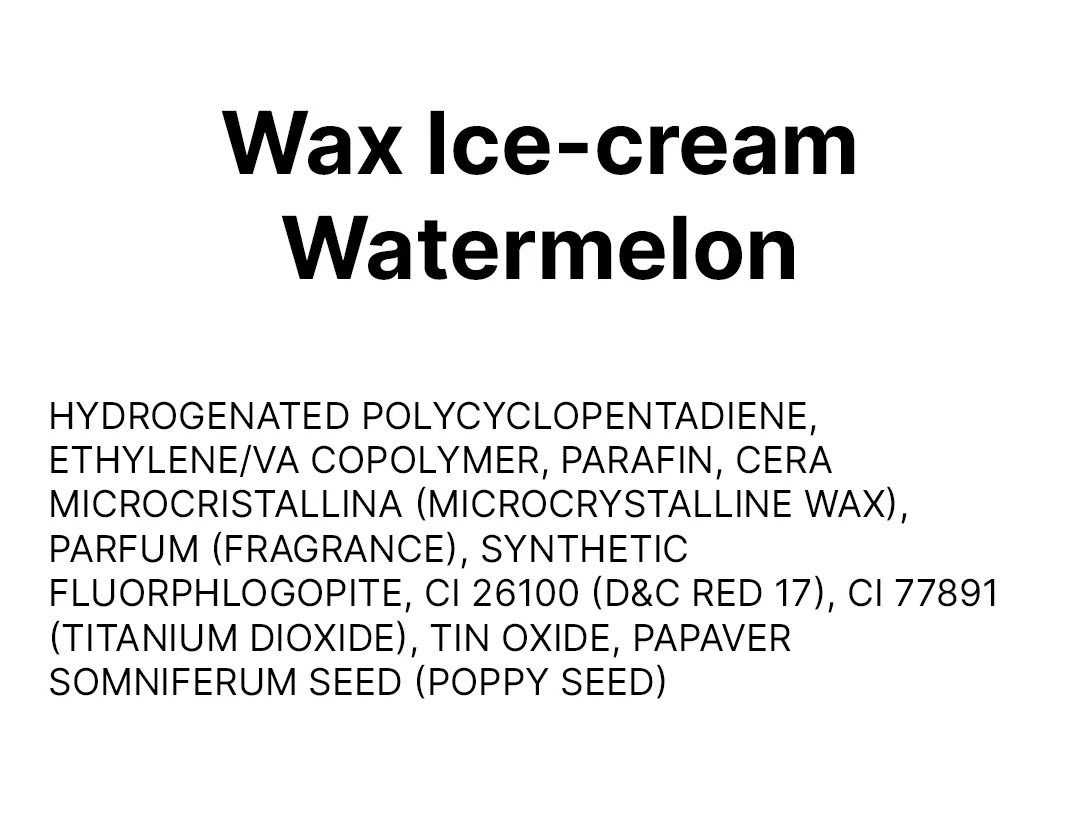 Wax Ice-cream Watermelon