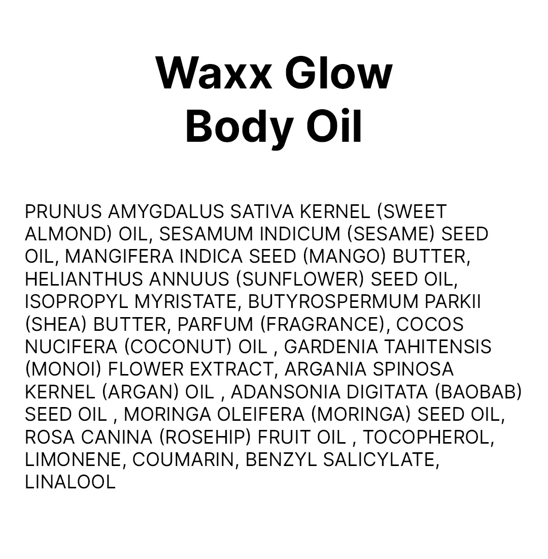 Waxx Glow body oil